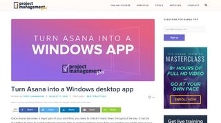 
                            8. Turn Asana into a Windows desktop app - Asana Training