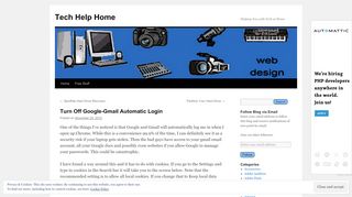
                            11. Turn Off Google-Gmail Automatic Login | Tech Help Home