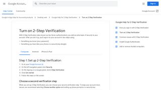 
                            5. Turn on 2-Step Verification - Computer - Google …