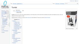 
                            4. Turrets - Portal Wiki