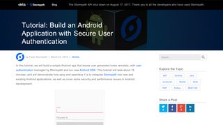 
                            8. Tutorial: Build an Android Application with Secure User ...