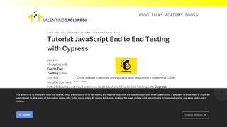 
                            4. Tutorial: JavaScript End to End Testing with Cypress