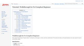 
                            2. Tutorial: Walkthrough for Ye Compleat Beginner - Kerbal ...