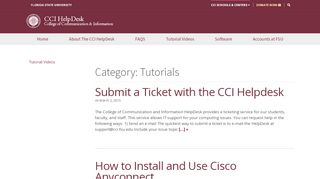 
                            8. Tutorials - CCI HelpDesk - Florida State University