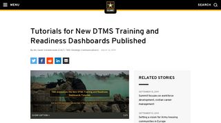 
                            4. Tutorials for New DTMS Training and Readiness ... - Army.mil