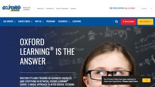 
                            1. Tutoring Services | Oxford Learning