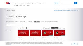 
                            9. TV-Guide - Bundesliga - Sky - TV Guide