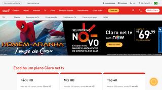 
                            6. TV por assinatura NET e Claro | Claro