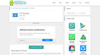
                            9. TV Portal 1.1.17 Latest for Android - AndroidAPKsFree
