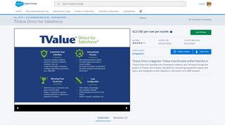 
                            4. TValue Direct for Salesforce - Tamarack Consulting - AppExchange