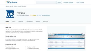
                            5. TValue Reviews and Pricing - 2019 - Capterra