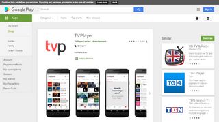 
                            6. TVPlayer – Apps on Google Play