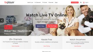 
                            9. TVPlayer: Watch Live TV Online For Free