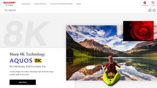 
                            8. TVs AQUOS Global Website| Sharp Global