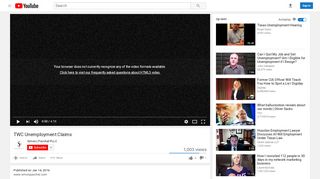 
                            8. TWC Unemployment Claims - YouTube