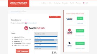 
                            8. Tweaknews review | Our experience with this Dutch Usenet ...