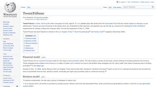 
                            5. TweenTribune - Wikipedia