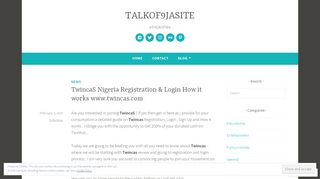 
                            11. TwincaS Nigeria Registration & Login How it …