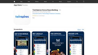 
                            3. ‎TwinSpires Horse Race Betting on the App Store