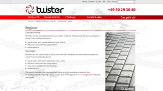 
                            1. TWISTER – COURIERS | OVERNIGHT | LOGISTICS - …