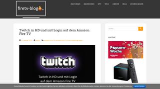 
                            8. Twitch in HD und mit Login auf dem Amazon Fire …