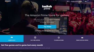 
                            4. Twitch Prime - Amazon.com