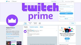 
                            7. Twitch Prime (@TwitchPrime) | Twitter