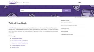 
                            2. Twitch Prime Guide - Twitch help