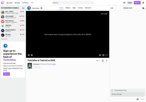 
                            9. TwitchDev - Twitch