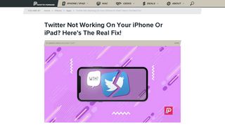 
                            7. Twitter Not Working On Your iPhone? Here's The Real Fix!