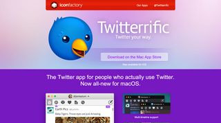 
                            7. Twitterrific: Twitter Your Way
