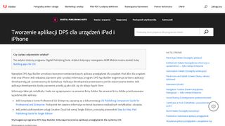 
                            9. Tworzenie aplikacji DPS dla urządzeń iPad i iPhone