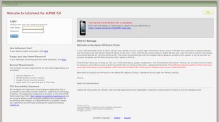 
                            6. txConnect for ALPINE ISD - txConnect : Login