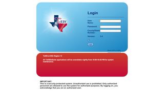 
                            6. TxEIS Login - esc13.net