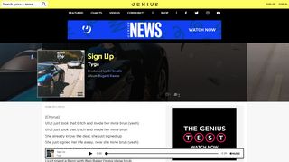 
                            7. Tyga – Sign Up Lyrics | Genius Lyrics