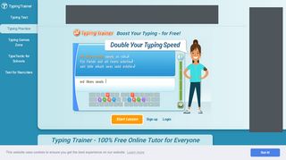 
                            6. Typing Trainer Online - 100% Free Online Typing …