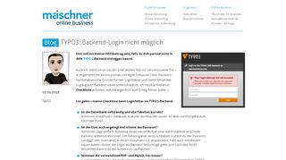 
                            7. TYPO3: Backend-Login nicht möglich » Maischner Online Business
