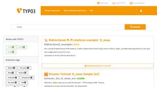 
                            5. TYPO3 Extension Repository - extensions.typo3.org