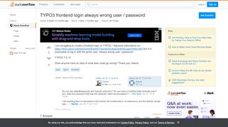 
                            9. TYPO3 frontend login always wrong user / password - Stack ...