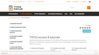 
                            3. TYPO3 manual for version 8 | TYPO3manual.com