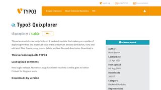 
                            4. Typo3 Quixplorer (t3quixplorer)