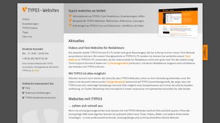 
                            6. TYPO3-Websites - Informationen, Videos, Übungs …