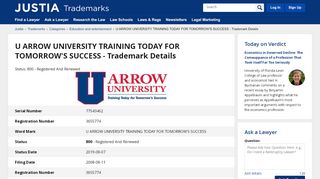 
                            3. U ARROW UNIVERSITY TRAINING TODAY FOR TOMORROW'S ...