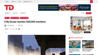
                            9. U By Emaar reaches 500,000 members - traveldailymedia.com