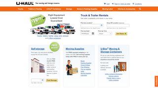 
                            11. U-Haul: Your moving and storage resource