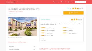 
                            7. u-student Sunderland, Sunderland - 33 Reviews by Students