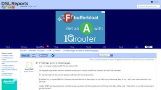 
                            7. U-Verse login access to streaming apps. - AT&T U …