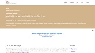 
                            5. U. yashtel.in at WI. Yashtel Internet Services - …
