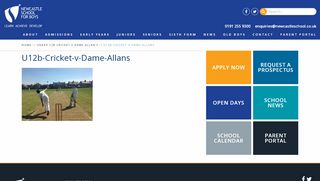 
                            9. U12b-Cricket-v-Dame-Allans - Newcastle School for Boys