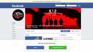 
                            2. U2 - Home | Facebook